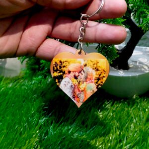 Customized Heart Keyring