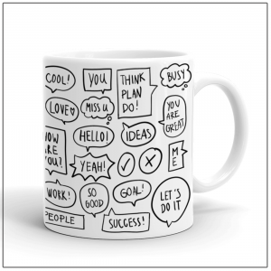 Doodle Coffee Mug – AKWM1006