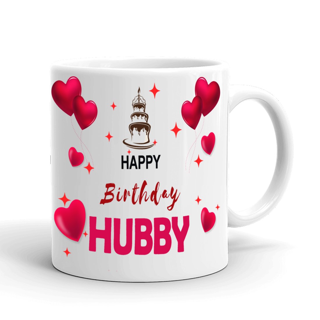 happy birthday hubby Coffee mugs – Blooming Prints