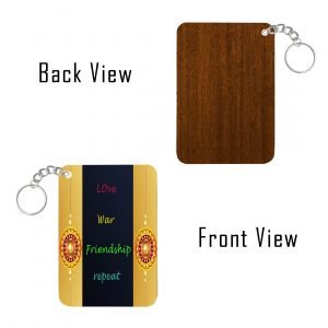 Rakshabandhan Special  Wooden Keyring – DEPRCWDKR2021-3