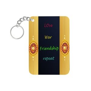 Rakshabandhan Special  Wooden Keyring – DEPRCWDKR2021-3