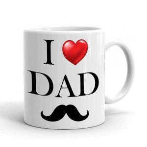 I Love Dad Coffee Mug For Dad – RTKWM2021-120