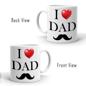 I Love Dad Coffee Mug For Dad – RTKWM2021-120