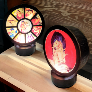 Customized Round Rotational Lamp