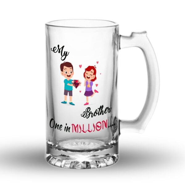 Raksha Bandhan Special Glass Beer Mug