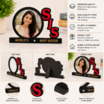 Rakshabandhan Special Best Sister In the world Table Top Frame - Image 2