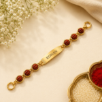 Customized Rudraksh Bracelet Rakhi Rakshabandhan Special
