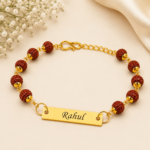 Customized Rudraksh Rakhi Rakshabandhan Special